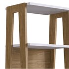 Conjunto Home Offce 2 Peças Escrivaninha 120cm 2 Gavetas E Es