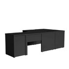 Conjunto Home Office 1 Mesa Em L 1 Mesa 1 Gaveteiro Ficus 135