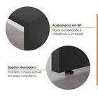 Conjunto Home Office 1 Mesa Em L 1 Mesa 1 Gaveteiro Ficus 135