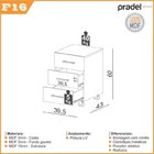 Conjunto Home Office 2 Peças 1 Escrivaninha Em L  E 1 Gavetei