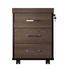 Conjunto Home Office 2 Peças 1 Mesa Tamburato Em L 1 Gaveteir