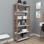 Conjunto Home Office 2 Peças Com 1 Escrivaninha E 1 Estante A