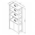 Conjunto Home Office 2 Peças Com 1 Escrivaninha Urban E 1 Arm