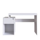 Conjunto Home Office 2 Peças Com Estante 1 Porta E 5 Pratelei