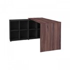 Conjunto Home Office 2 Peças com Mesa para Escritório e Balcã