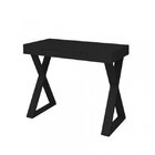 Conjunto Home Office 2 Peças Escrivaninha Com Estante 3 Nicho