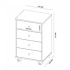 Conjunto Home Office 2 Peças Escrivaninha Facility E Gaveteir