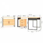 Conjunto Home Office 3 Peças 100% Mdf Pratice - Pradel