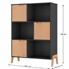 Conjunto Home Office 3 Peças 1 Escrivaninha 136cm Pés Em Made