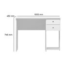 Conjunto Home Office 3 Peças 1 Escrivaninha 1 Armário Multius