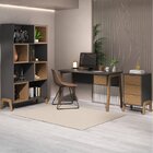 Conjunto Home Office 3 Peças 1 Escrivaninha 1 Estante 1 Mesa
