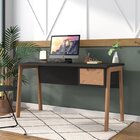 Conjunto Home Office 3 Peças 1 Escrivaninha 1 Estante 1 Mesa