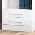 Conjunto Home Office 3 Peças 1 Estante Nichos 1 Estante Gavet