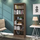 Conjunto Home Office 3 Peças 2 Estantes 10 Prateleiras 2 Gave