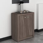 Conjunto Home Office 3 Peças Com 1 Balcão 1 Armário 1 Estante