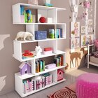 Conjunto Home Office 3 Peças Com 1 Escrivaninha, 1 Estante 5