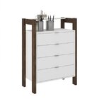 Conjunto Home Office 3 Peças Escrivaninha Armário E Gaveteiro