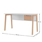 Conjunto Home Office 4 Peças 1 Escrivaninha 1 Estante 1 Cômod