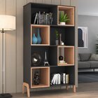 Conjunto Home Office 4 Peças 1 Escrivaninha 1 Estante 1 Cômod