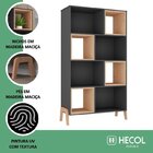 Conjunto Home Office 4 Peças 1 Escrivaninha 1 Estante 1 Cômod