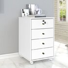 Conjunto Home Office 4 Peças 1 Estante 1 Gaveteiro 1 Mesa Em