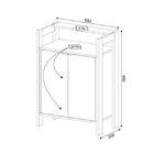 Conjunto Home Office 4 Peças Branco/preto Onix Tecno Mobili E