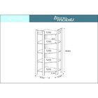 Conjunto Home Office 4 Peças Com 1 Escrivaninha, 1 Balcão, 1