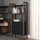 Conjunto Home Office 4 Peças Com 1 Escrivaninhas E 3 Armários