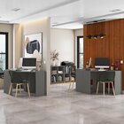 Conjunto Home Office 6 Peças Com 4 Escrivaninhas De Canto E 2