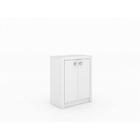 Conjunto Home Office Cb01 Com Escrivaninha, Armário Alto E Ar