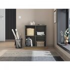 Conjunto Home Office Com 2 Estantes Para Livros 4 Nichos Cubi