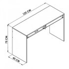 Conjunto Home Office Com Escrivaninha E Estante Para Livros O