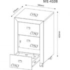 Conjunto Home Office Com Escrivaninha E Gaveteiro 3 Gavetas E