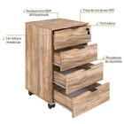 Conjunto Home Office com Mesa para Computador e Gaveteiro Vol