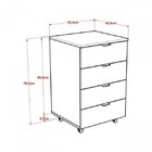 Conjunto Home Office Industrial 2 Peças Com 1 Escrivaninha 12