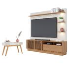 Conjunto Home Para Tv E Aparador Barton Freijo Off-white Matte