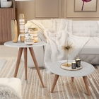 Conjunto Home Para Tv E Aparador Grecia Branco Madeirado