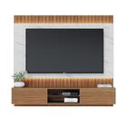 Conjunto Home Para Tv E Mesa De Centro Sicilia Noce Milano Pr