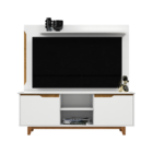 Conjunto Home Rack Bancada Estante 2 Portas com Painel de Par