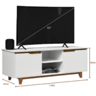 Conjunto Home Rack Bancada Estante 2 Portas com Painel de Par