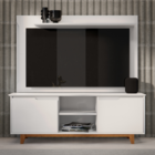 Conjunto Home Rack Bancada Estante 2 Portas com Painel de Par