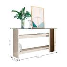 Conjunto Home Theater E Aparador Teodoro Off-white Savana