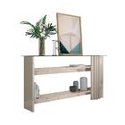 Conjunto Home Theater E Bancada Hans Calacata Off-white