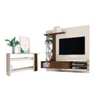 Conjunto Home Theater E Bancada Zimmer Off-white Savana