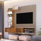 Conjunto Home Theater E Mesa De Centro Wayne Fendi Naturale