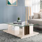 Conjunto Home Theater E Mesa De Centro Wayne Off-white Savana