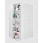 Conjunto Ideale Closet 4 Prateleiras E Guarda Roupa 2 Portas