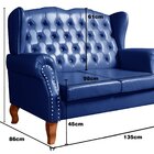 Conjunto Imperador Sofá Com Poltronas Chesterfield Decoração