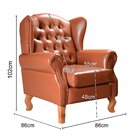 Conjunto Imperador Sofá Com Poltronas Chesterfield Decoração