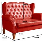 Conjunto Imperador Sofá Com Poltronas Chesterfield Decoração